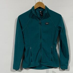 Mountain Hardwear Women's Teal Full-Zip Fleece Jacket